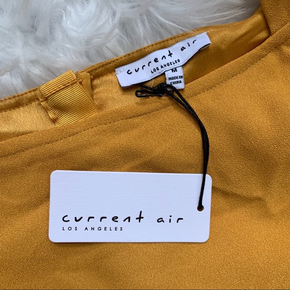 NWT Anthropologie Current Air Mustard Jumpsuit Med - Picture 11 of 15